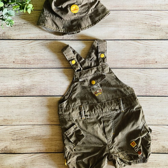 Baby Boy Overalls Set - Picture 1 of 10